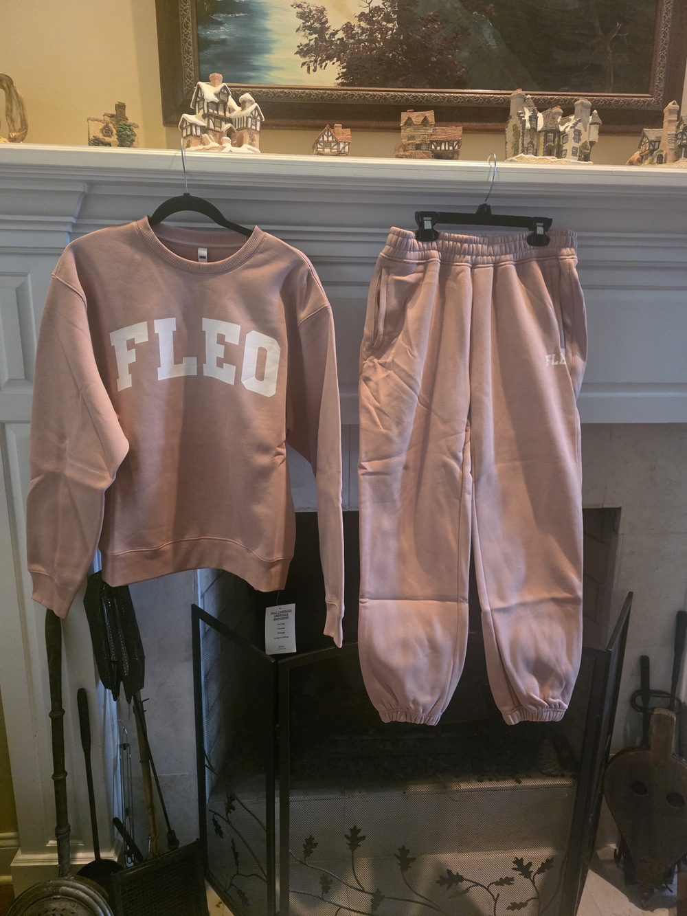 Fleo Dusty Pink Sweatshirt & Jogger Set